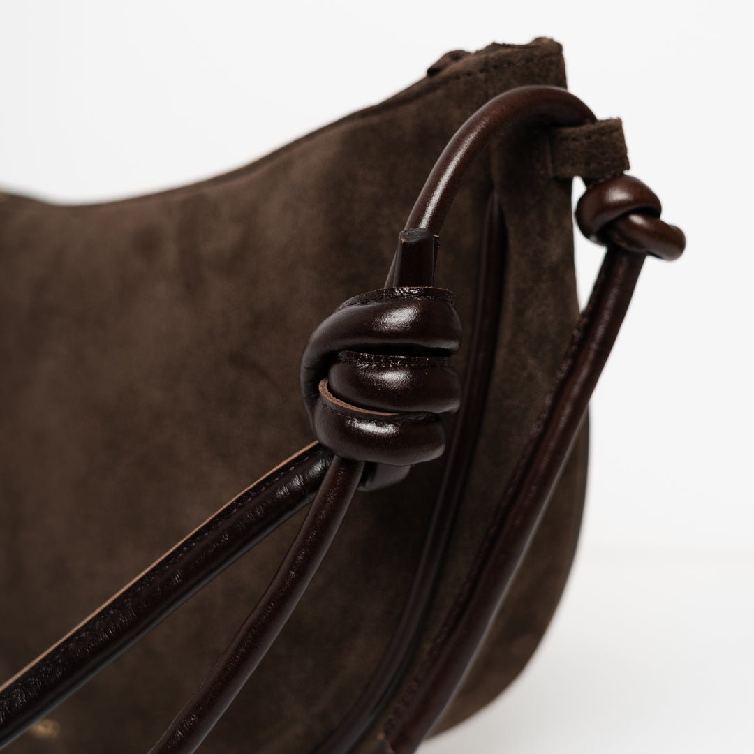 Mini Half Moon - Suede Mocha