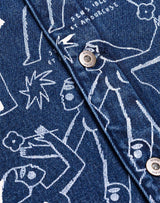 Veste Akka Life Dance Denim Bleu