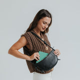 Mini Half Moon - Nappa Black