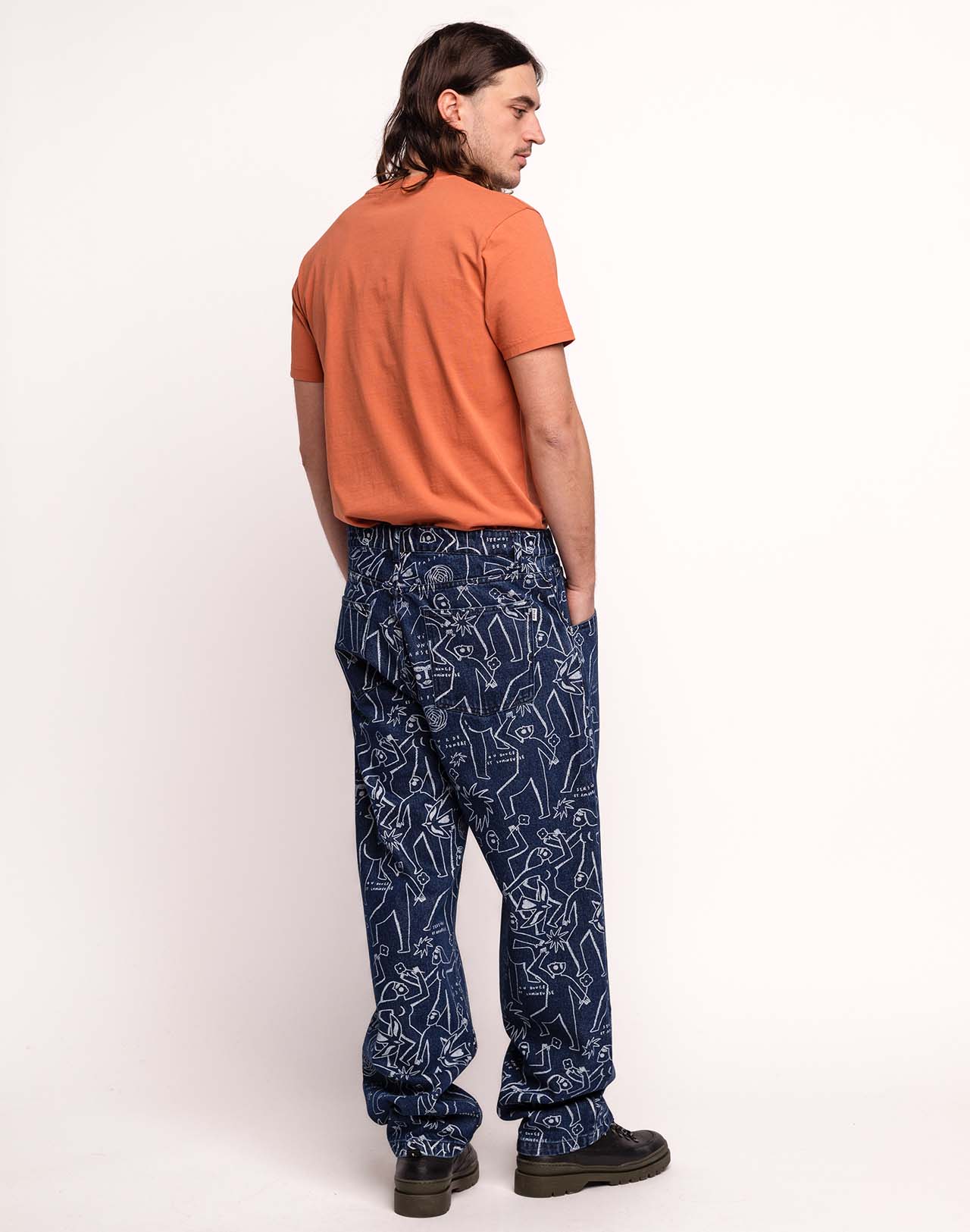 Pantalon Costa Life Dance Denim Bleu