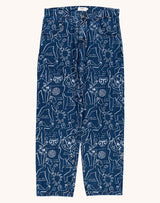 Pantalon Costa Life Dance Denim Bleu