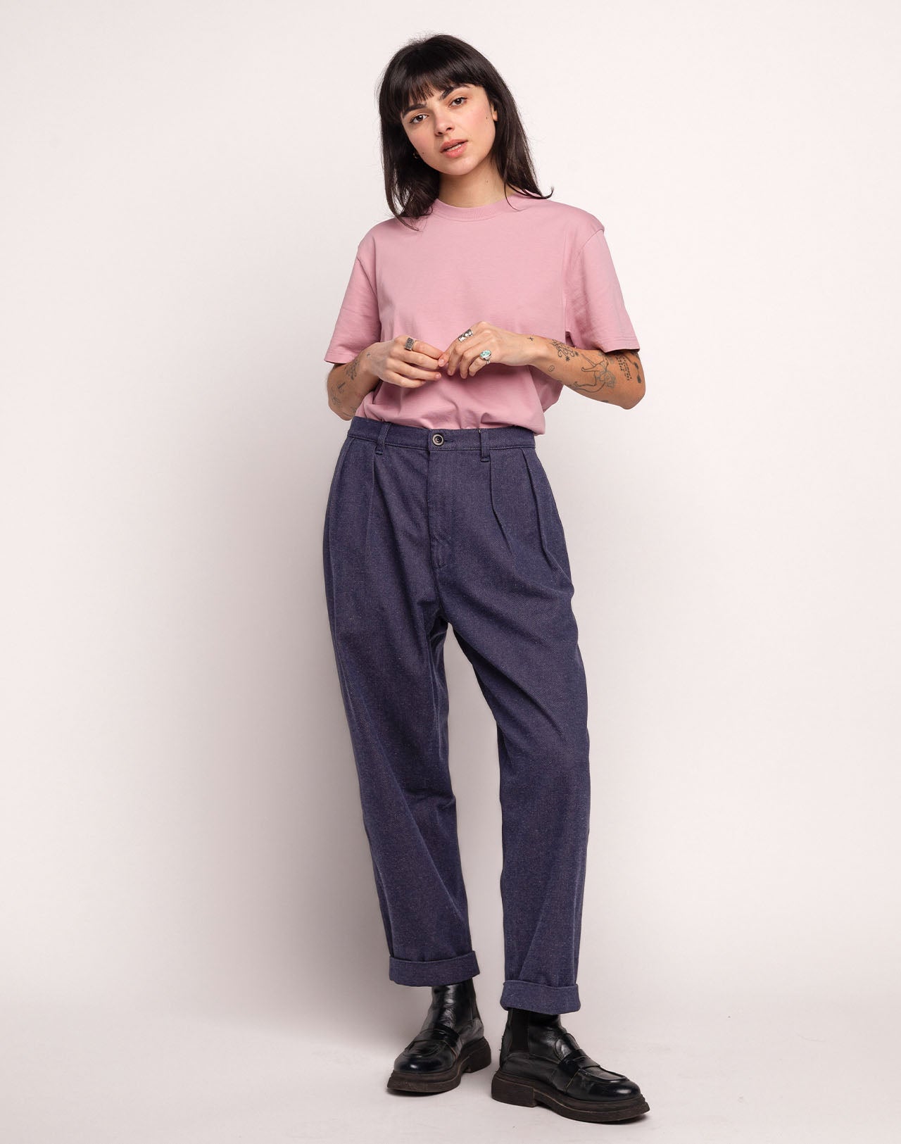 Pantalon Sembo Denim Bleu - Long