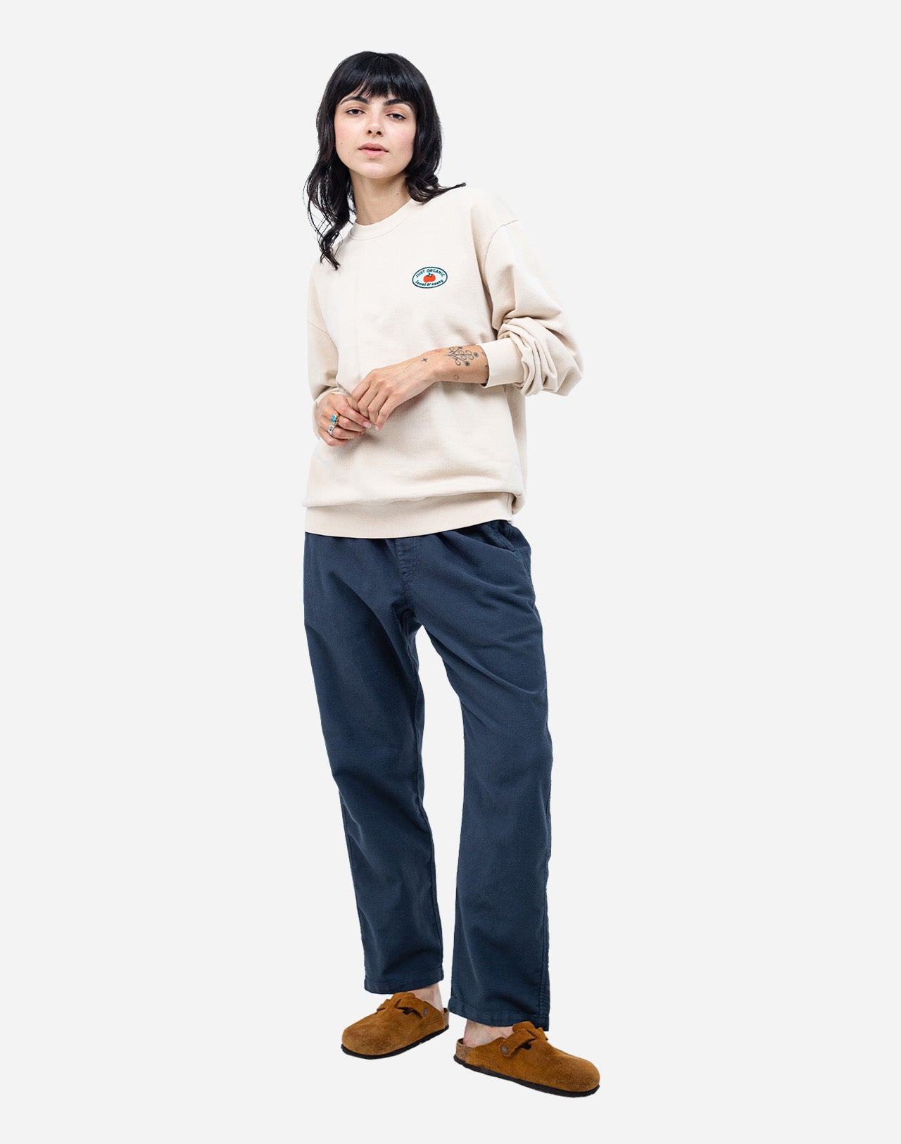 Cream Lunch Time Sweatshirt