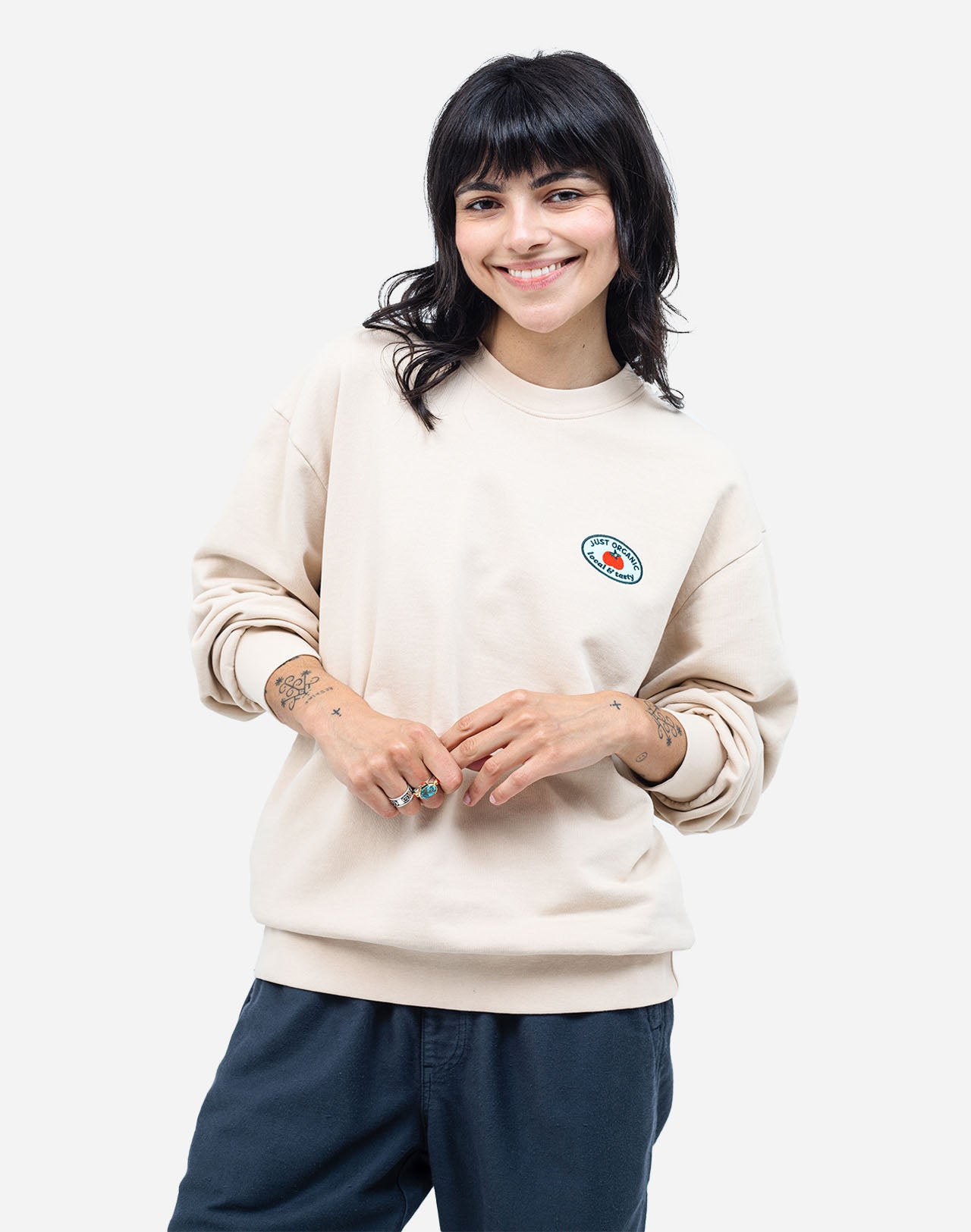 Cream Lunch Time Sweatshirt