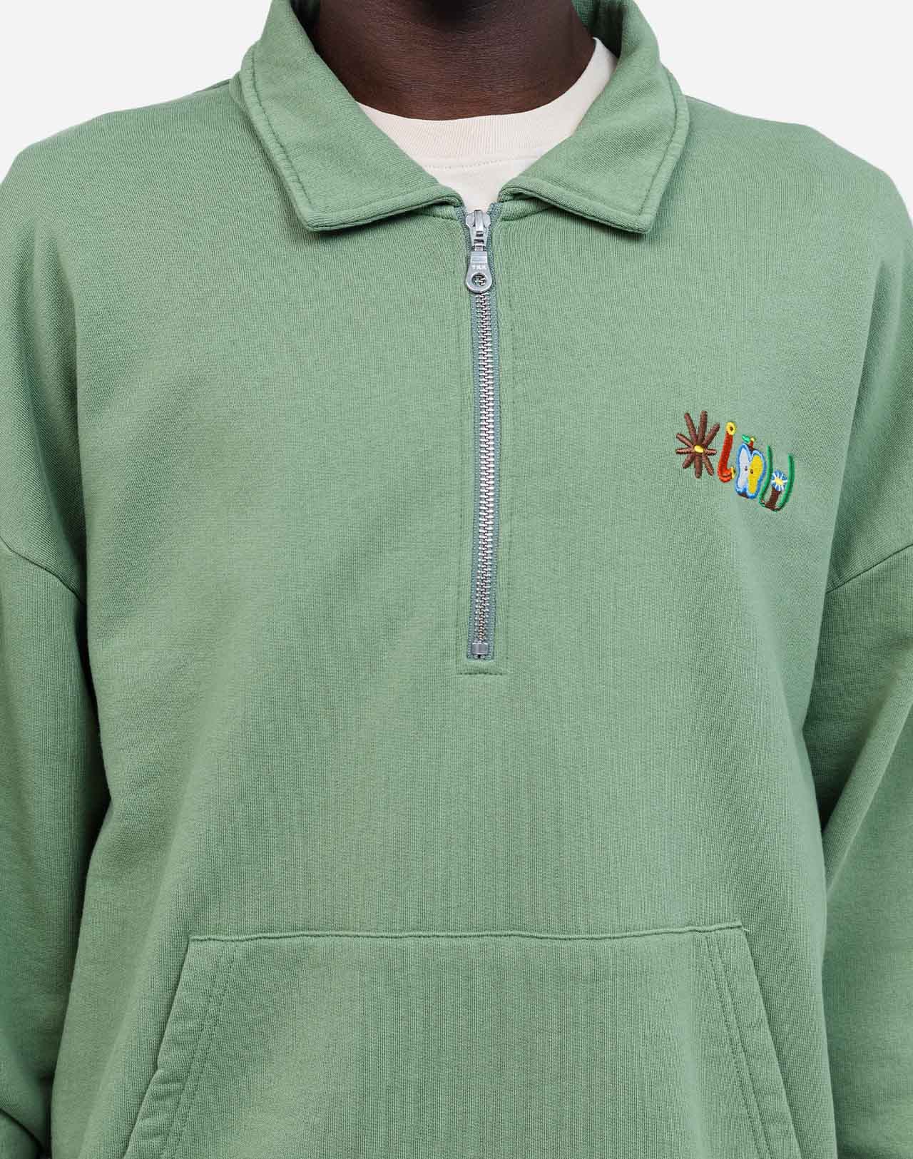 Sage Green Manso Pictures Sweatshirt