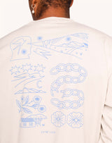 T-Shirt Manches longues Awake Gris Perle