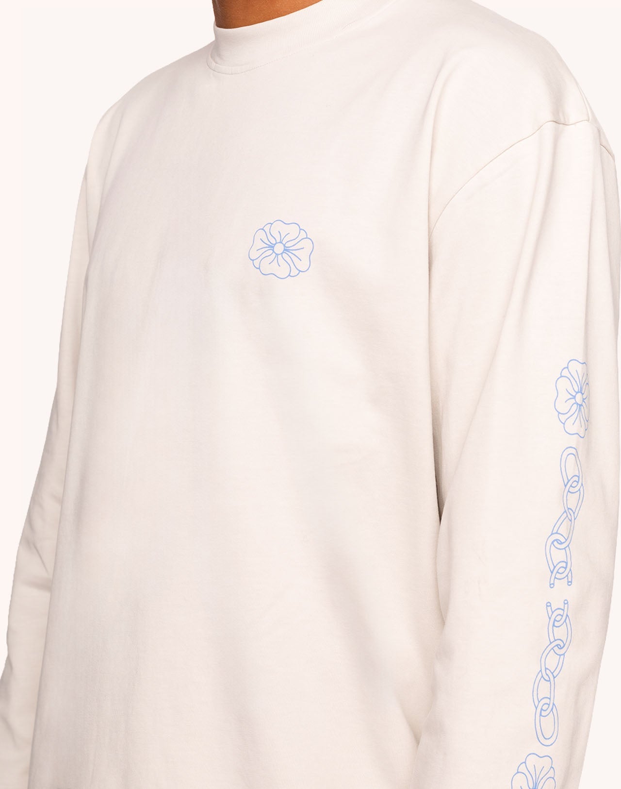 T-Shirt Manches longues Awake Gris Perle