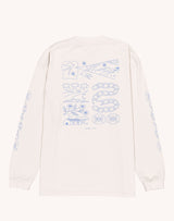 T-Shirt Manches longues Awake Gris Perle