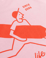 T-Shirt Creative Studio Rose Lila