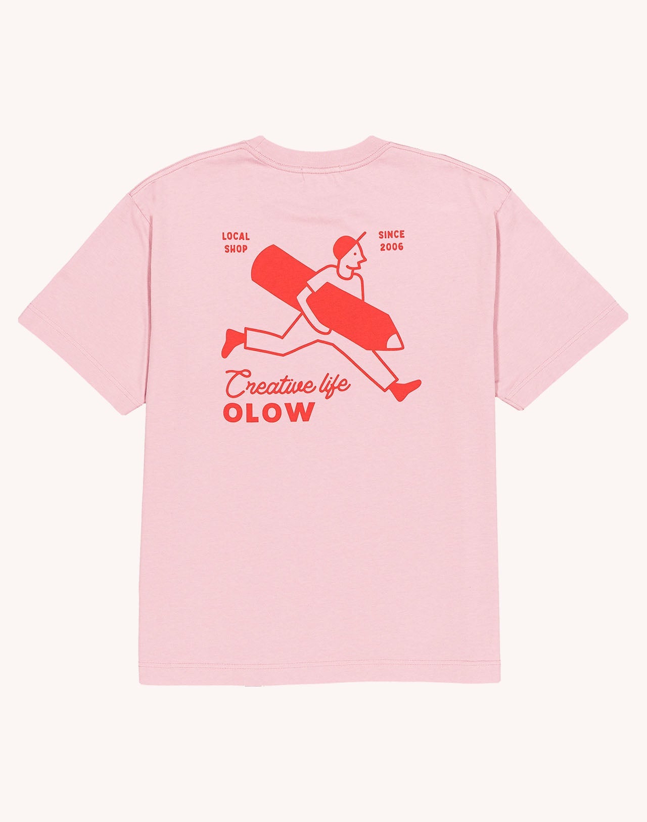 T-Shirt Creative Studio Rose Lila