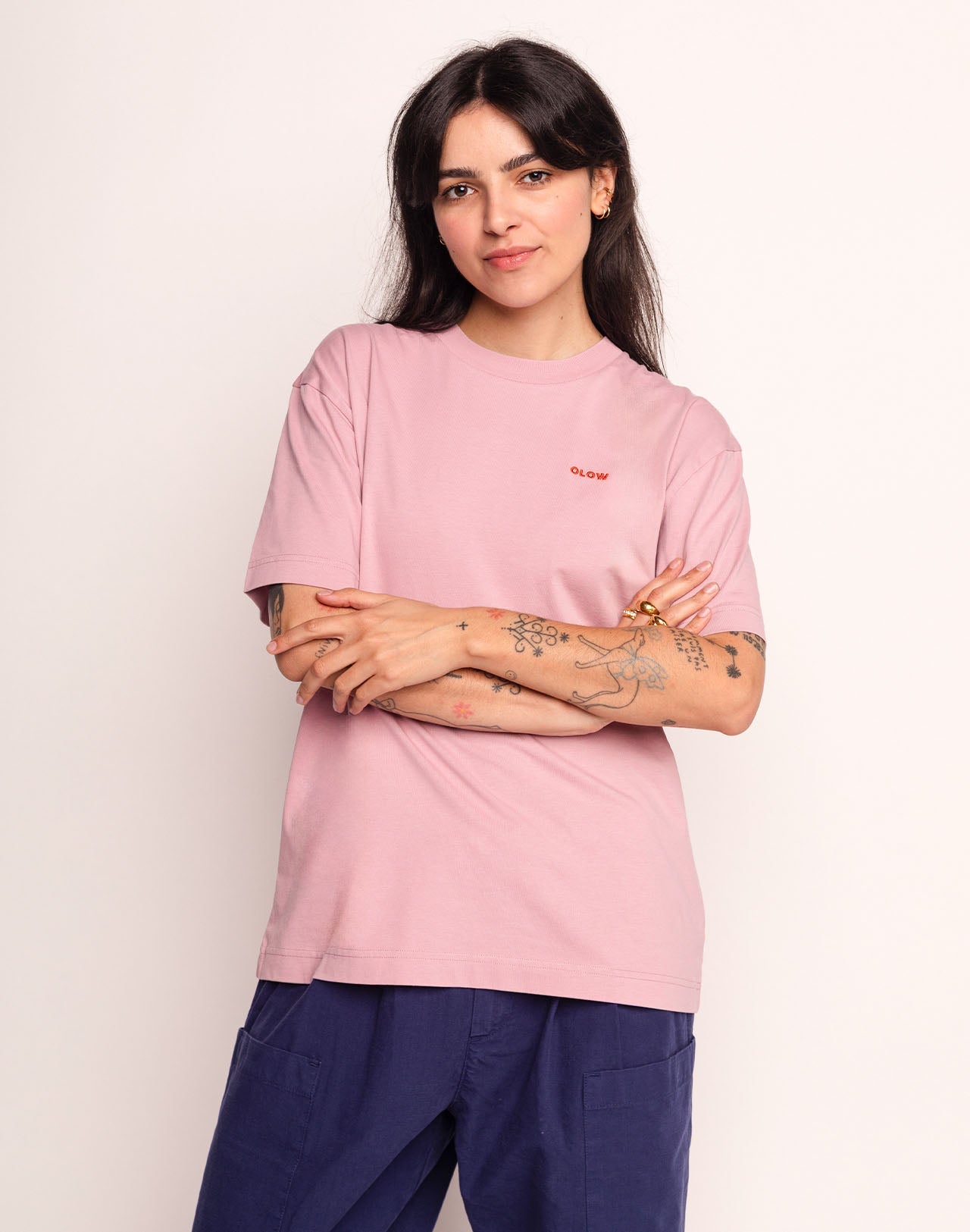 T-Shirt Creative Studio Rose Lila