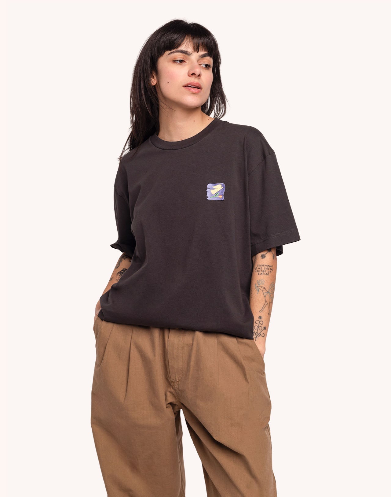 T-Shirt Elsewhere Noir Carbone