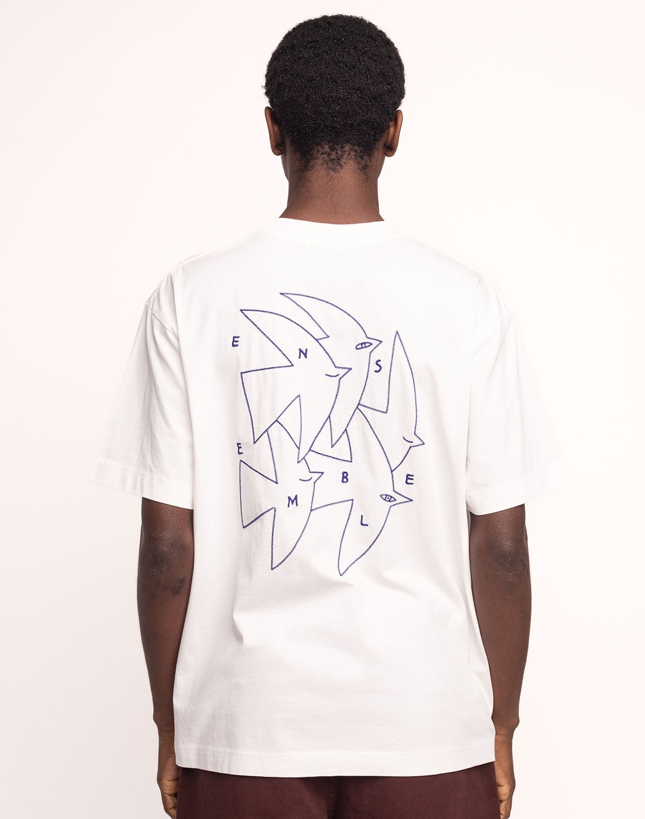 T-Shirt Ensemble Écru