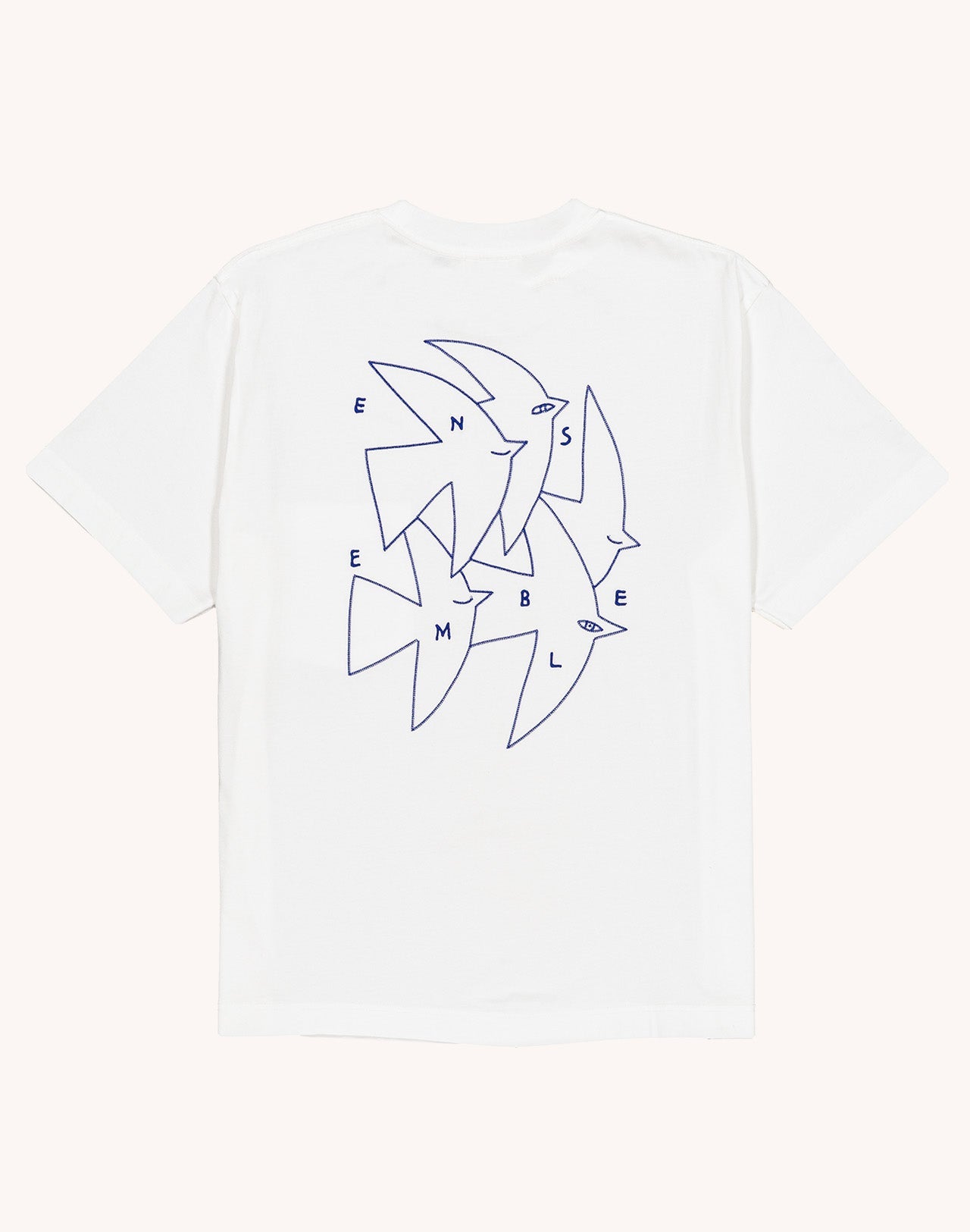 T-Shirt Ensemble Écru