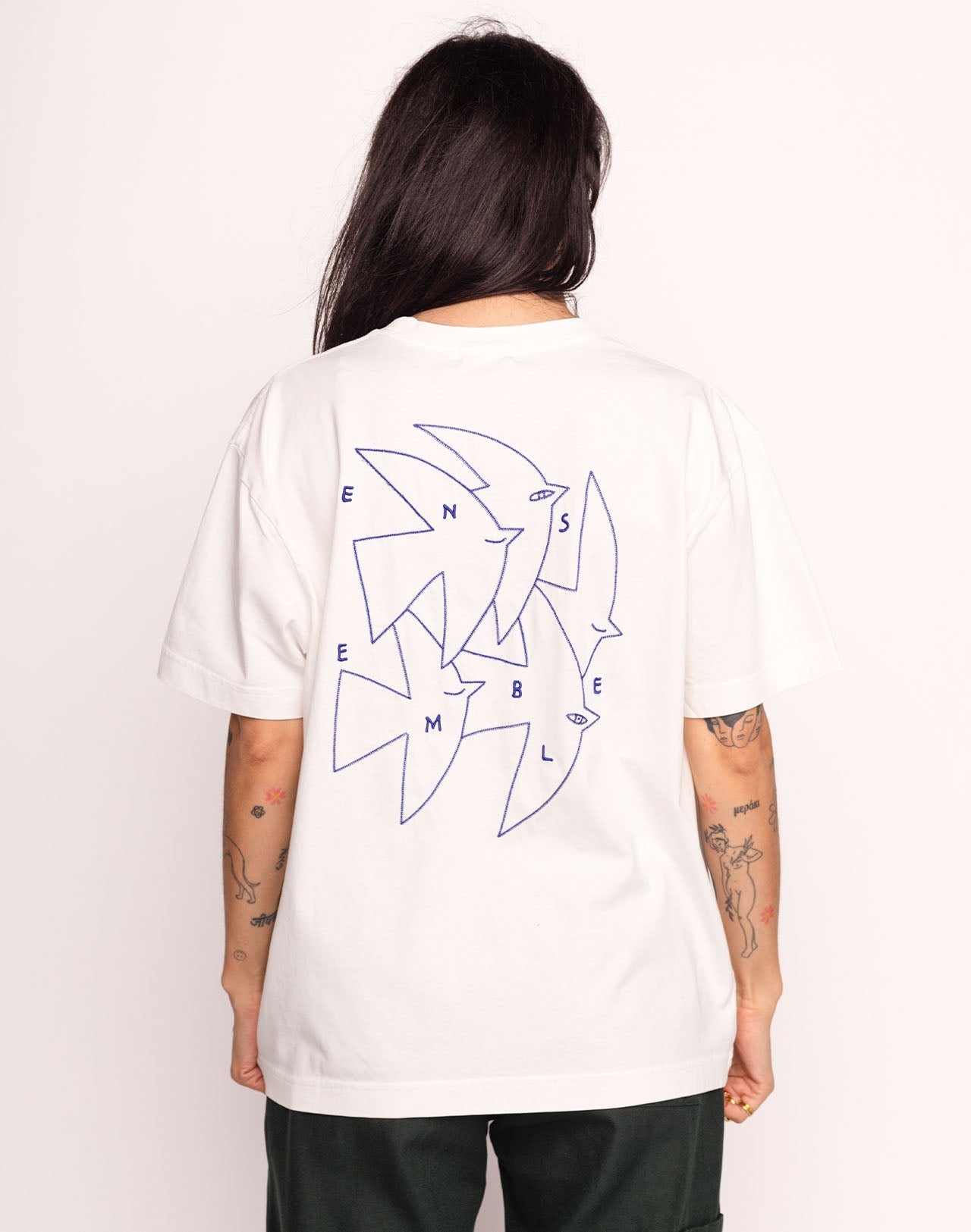 T-Shirt Ensemble Écru