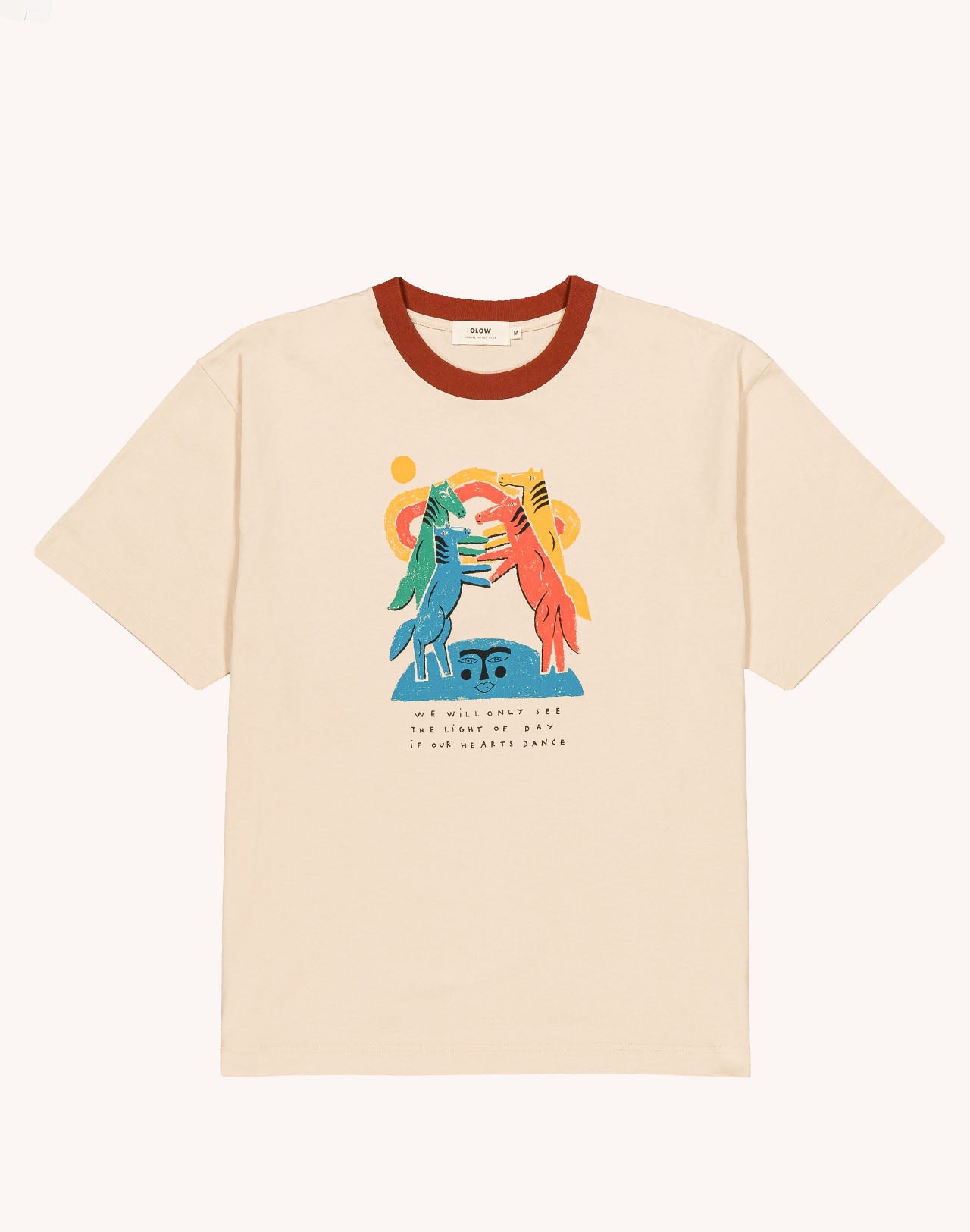 T-Shirt Heart Emotion Crème
