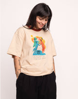 T-Shirt Heart Emotion Crème