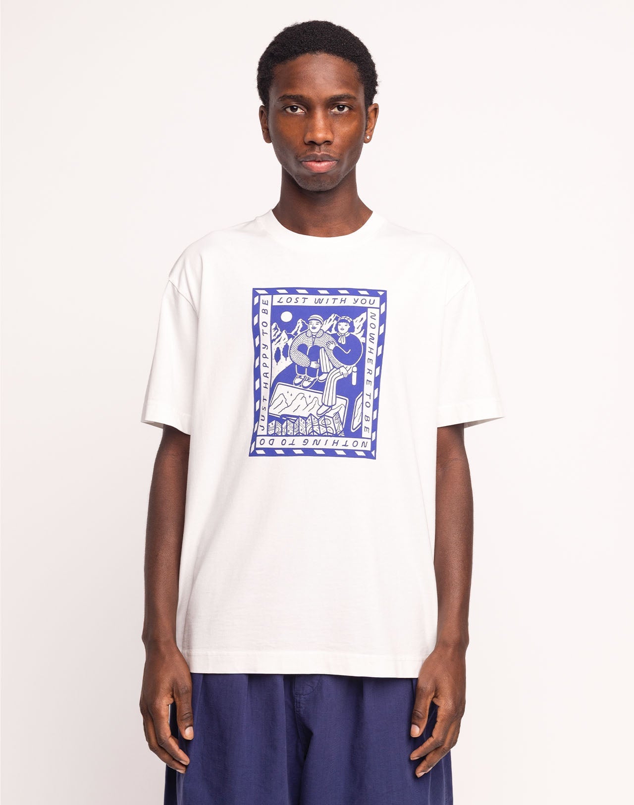 T-Shirt Lost With You Écru