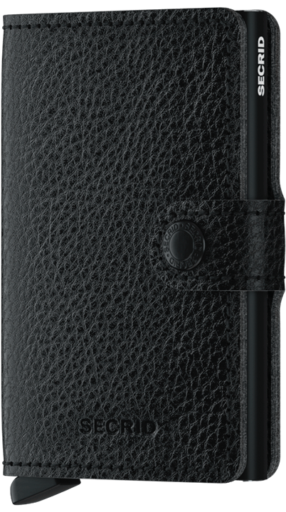 Miniwallet Vegetable Tanned Black -  Black
