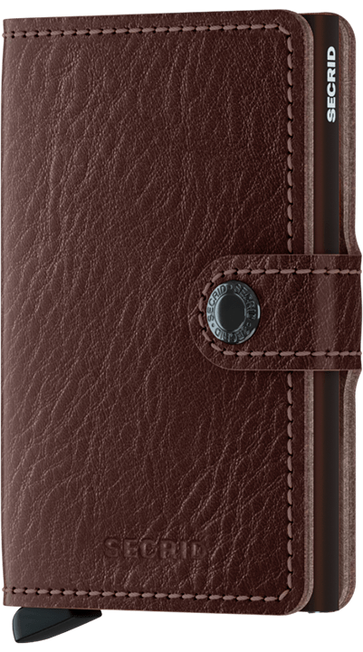 Miniwallet Vegetable Tanned Espresso Brown