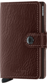 Miniwallet Vegetable Tanned Espresso Brown