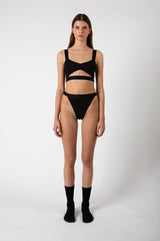 Black Cloud Top & Briefs