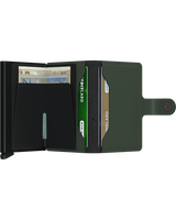 Miniwallet Matte Green Black
