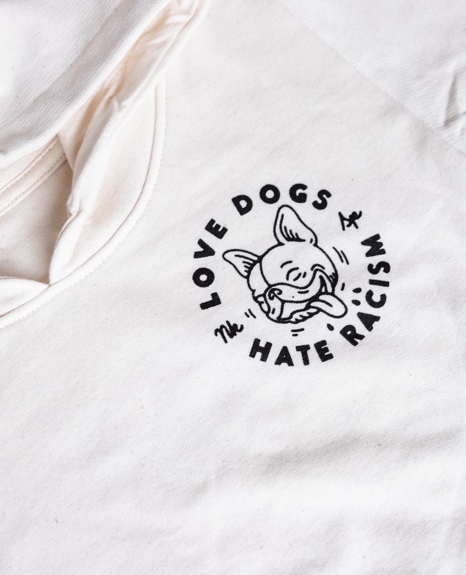 Love Dogs Hate Racism Baby & Kids Hoodie