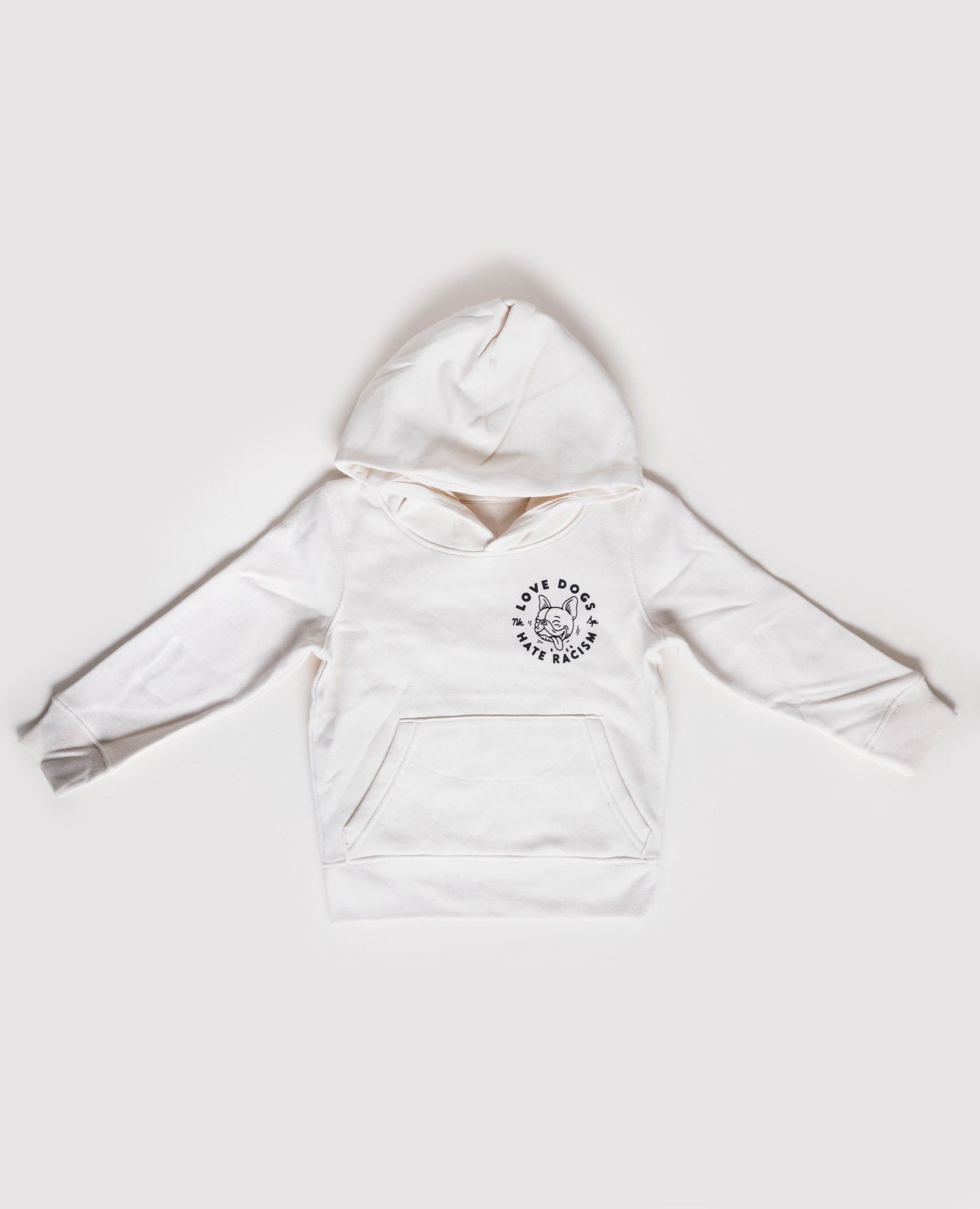 Love Dogs Hate Racism Baby & Kids Hoodie