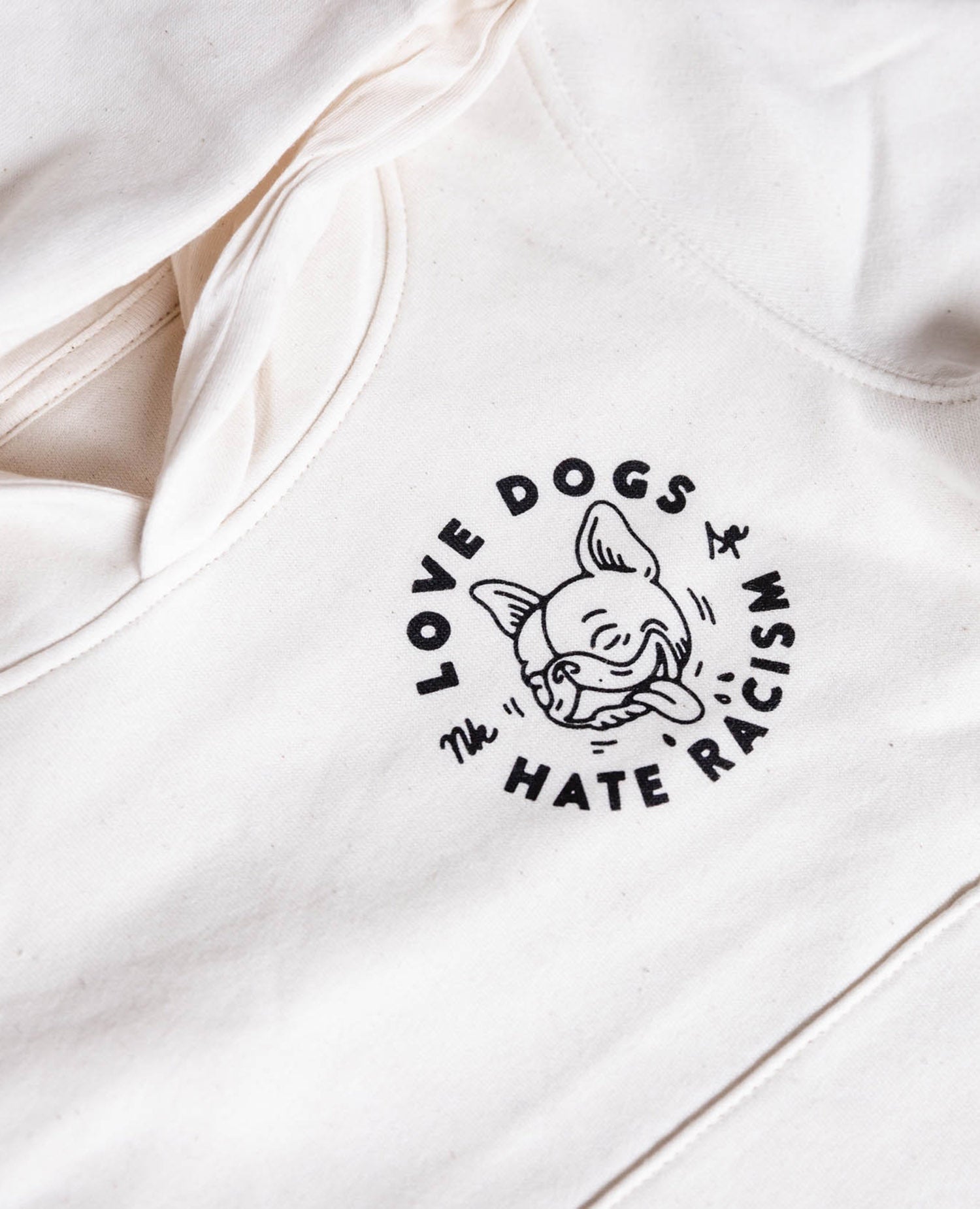 Love Dogs Hate Racism Baby & Kids Hoodie