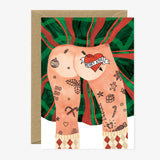 Weihnachts-Tattoo hohoho